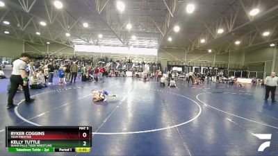 49 lbs Round 3 - Kelly Tuttle, Idaho Falls Tiger Wrestling vs Ryker Coggins, Team Prestige