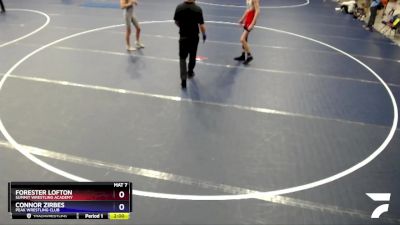 125 lbs Round 2 - Forester Lofton, Summit Wrestling Academy vs Connor Zirbes, Peak Wrestling Club