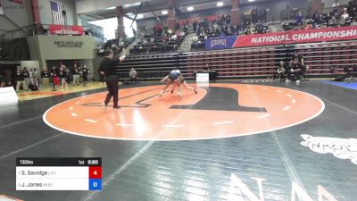 130 lbs Semifinal - Sarah Savidge, Life (Ga.) vs Janiah Jones, Missouri Baptist