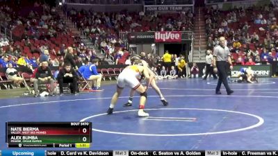 3A-126 lbs Cons. Round 4 - Alex Bumba, Prairie, Cedar Rapids vs Nate Bierma, Valley, West Des Moines