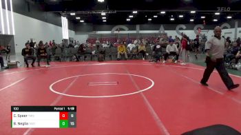 100 lbs Placement Matches (8 Team) - Brayden Neglia, Team Gotcha (IL) vs Cole Speer, Team Missouri (MO)