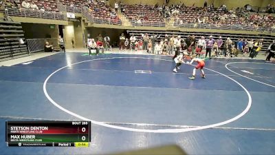 66 lbs Cons. Round 4 - Stetson Denton, Manti Wrestling Club vs Max Huber, Delta Wrestling Club