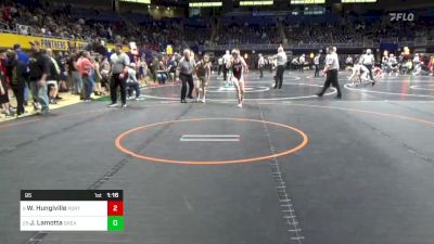 95 lbs Round Of 16 - Wyatt Hungiville, Port Allegany vs Jackson Lamotta, Great Valley