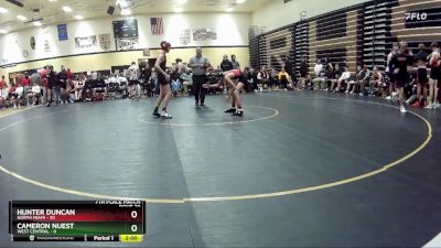 106 lbs Placement (16 Team) - Hunter Duncan, North Miami vs Cameron Nuest, West Central