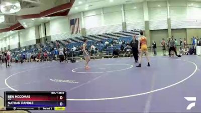 120 lbs Cons. Semi - Ben McComas, WV vs Nathan Randle, IL