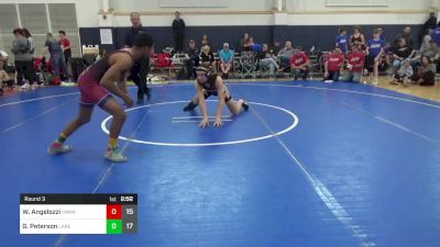 146 lbs Round 3 - William Angelozzi, Hawks WC vs Grady Peterson, Lake Erie WC NY