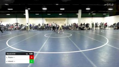 157 lbs Round Of 64 - Luke Sipes, PA vs Jake Wood, OH