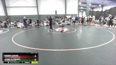 117 lbs Cons. Round 1 - Kaiden Coates, Twin City Wrestling Club vs Ayden Alvarado, Hillsboro Mat Club