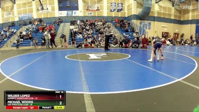 68 lbs Placement Matches (8 Team) - Wilder Lopez, Garrett Wrestling Club vs MICHAEL WOODS, Leo Wrestling Club