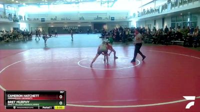 157 lbs Prelim - Cameron Hatchett, Shenandoah University vs Bret Murphy, King`s College (Pennsylvania)