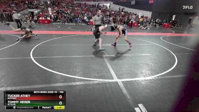 150 lbs Semifinal - Tucker Athey, Bayport vs Tommy Heiser, RT Elite