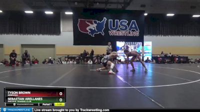 138 lbs Champ. Round 1 - Sebastian Arellanes, Aniciete Training Club vs Tyson Brown, Nebraska