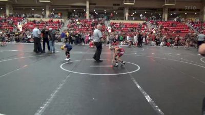 67 lbs Cons. Semi - Gunnar Algrim, Hutchinson vs Luisito Guillen, Kingman County Wrestling Club