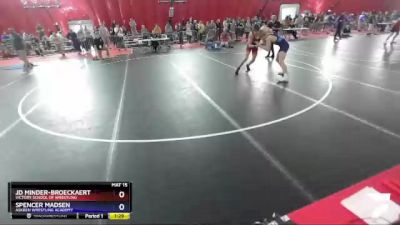 145 lbs Champ. Round 1 - Jd Minder-Broeckaert, Victory School Of Wrestling vs Spencer Madsen, Askren Wrestling Academy