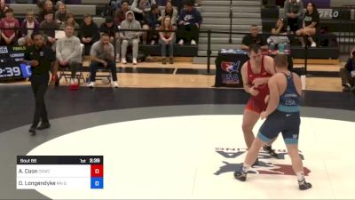 130 kg Final - Adam Coon, Cliff Keen Wrestling Club vs Donny Longendyke, Minnesota Storm