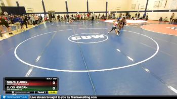 149 lbs Cons. Round 1 - Nolan Flores, North Central College vs Lucio Morgan, UW-Whitewater