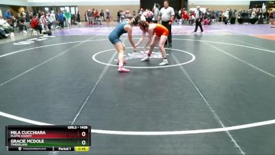 140B Quarterfinal - Mila Cucchiara, Platte County vs Gracie Mcdole, Timberland