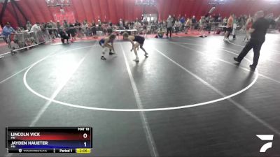 145 lbs Cons. Round 6 - Lincoln Vick, MN vs Jayden Haueter, MN