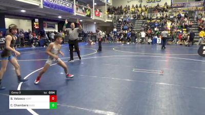 72 lbs Consy 3 - Benex Velasco, Northeast Carolina Prep vs Colton Chambers, Quest