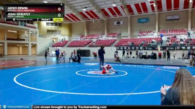 60-63 lbs Round 3 - Jayko Erwin, Mitchell Youth Wrestling vs John Wheatly, North Carolina