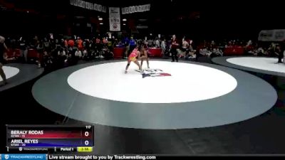 117 lbs Placement Matches (16 Team) - Beraly Rodas, KCWA vs Ariel Reyes, KTWA