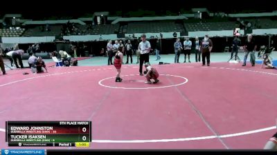 69-75 lbs 5th Place Match - Tucker Isaksen, Guerrilla Wrestling (GWA) vs Edward Johnston, Guerrilla Wrestling (GWA)