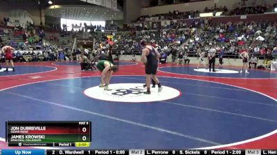 4A 190 lbs Quarterfinal - Jon Dubreville, Cedar Ridge vs James Krowski, Episcopal Collegiate