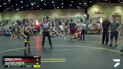 Round 2 (6 Team) - Connor Iverson, SWAT Gold vs Jonathan Nordyke, Region Wrestling Academy