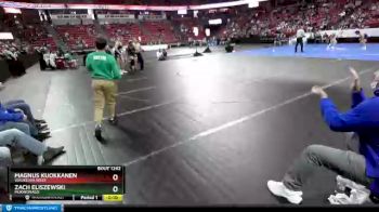 D1-160 lbs Cons. Round 2 - Magnus Kuokkanen, Waukesha West vs Zach Eliszewski, Mukwonago