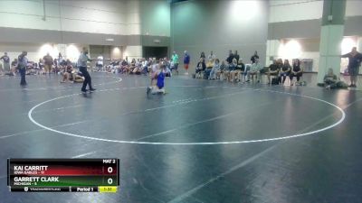 132 lbs Round 1 (16 Team) - Kai Carritt, Iowa Gables vs Garrett Clark, Michigan