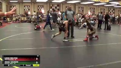 92 lbs Semis & 1st Wrestleback (8 Team) - Leon Melton, Mat Assassins vs Noah Vaughn, Revival Gray