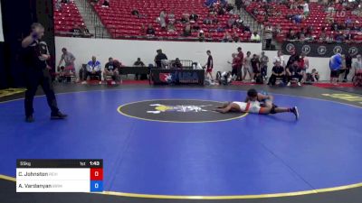 55 kg Cons 32 #2 - Cade Johnston, Revival School Of Wrestling vs Arno Vardanyan, Birmingham Community Charter High School Wrestling