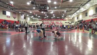 130 lbs Cons. Semi - Tyce Faber, Scoring Edge vs Greyson Morris, Monticello Warriors