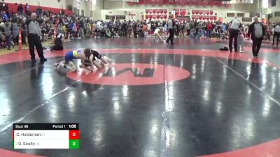 86 lbs Quarterfinal - Dominic Scully, MN Elite vs Corbyn Holdeman, Crass Trained