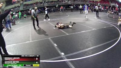 60 lbs Cons. Semi - Samson Beyer, The Best Wrestler vs Kessiah Liechti, Nebraska Boyz