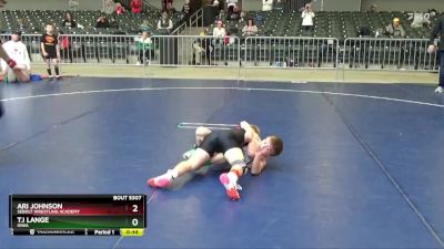 67 lbs Round 1 - Tj Lange, Iowa vs Ari Johnson, Sebolt Wrestling Academy