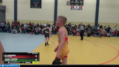 95 lbs Quarterfinal - Aj Woerpel, Team Nazar vs Owen Happel, Immortal Athletics