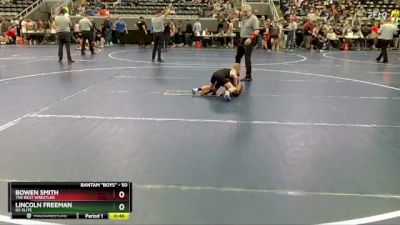 50 lbs Cons. Round 3 - Lincoln Freeman, DC Elite vs Bowen Smith, The Best Wrestler