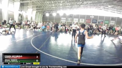 78 lbs Round 3 (4 Team) - Gannen Majka, Black Fox Wrestling vs Hunter Hoagland, Warriors Of Christ