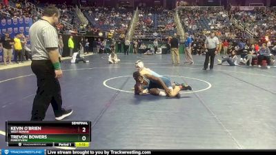 3A 138 lbs Semifinal - Trevon Bowers, Forestview vs Kevin O`Brien, West Rowan