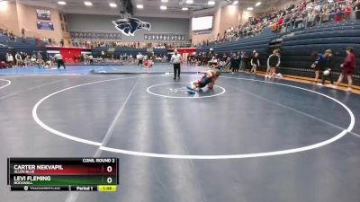 150 lbs Cons. Round 2 - Levi Fleming, Rockwall vs Carter Nekvapil, Allen Blue