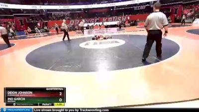 3A 113 lbs Quarterfinal - Ino Garcia, Batavia vs Deion Johnson, Flossmoor (Homewood-F.)