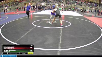 184 lbs Semis (4 Team) - Jensen Dubois, McNary vs Caleb Dalke, South Medford