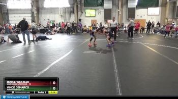 92 lbs Round 2 (8 Team) - Royce Wetzler, Warhawks Wrestling vs Vince DeMarco, Askren WA Red