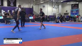 Fabio Murat Caloi vs Garrett Matthew Beck 2019 Pan IBJJF Jiu-Jitsu No-Gi Championship