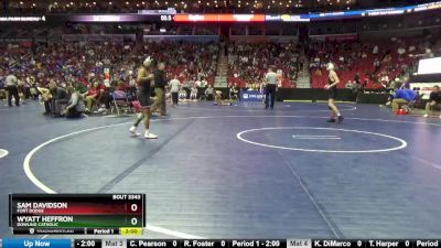 3A-106 lbs Cons. Round 3 - Wyatt Heffron, Dowling Catholic vs Sam Davidson, Fort Dodge