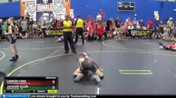 56 lbs Semis & 1st Wrestleback (8 Team) - Jackson Allen, Pomona Elite vs Landon Caro, Untouchables Purple