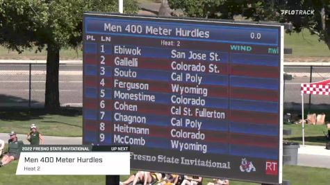 Men's 400m Hurdles, Heat 2