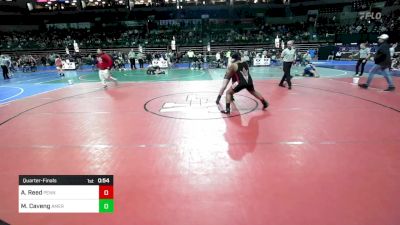 160 lbs Quarterfinal - Avery Reed, Penns Grove vs Mason Caveng, American MMAW