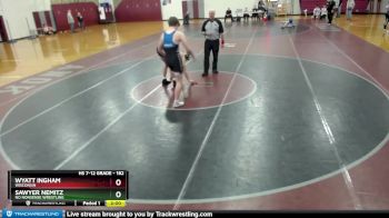 182 lbs Round 3 - Wyatt Ingham, Wisconsin vs Sawyer Nemitz, No Nonsense Wrestling